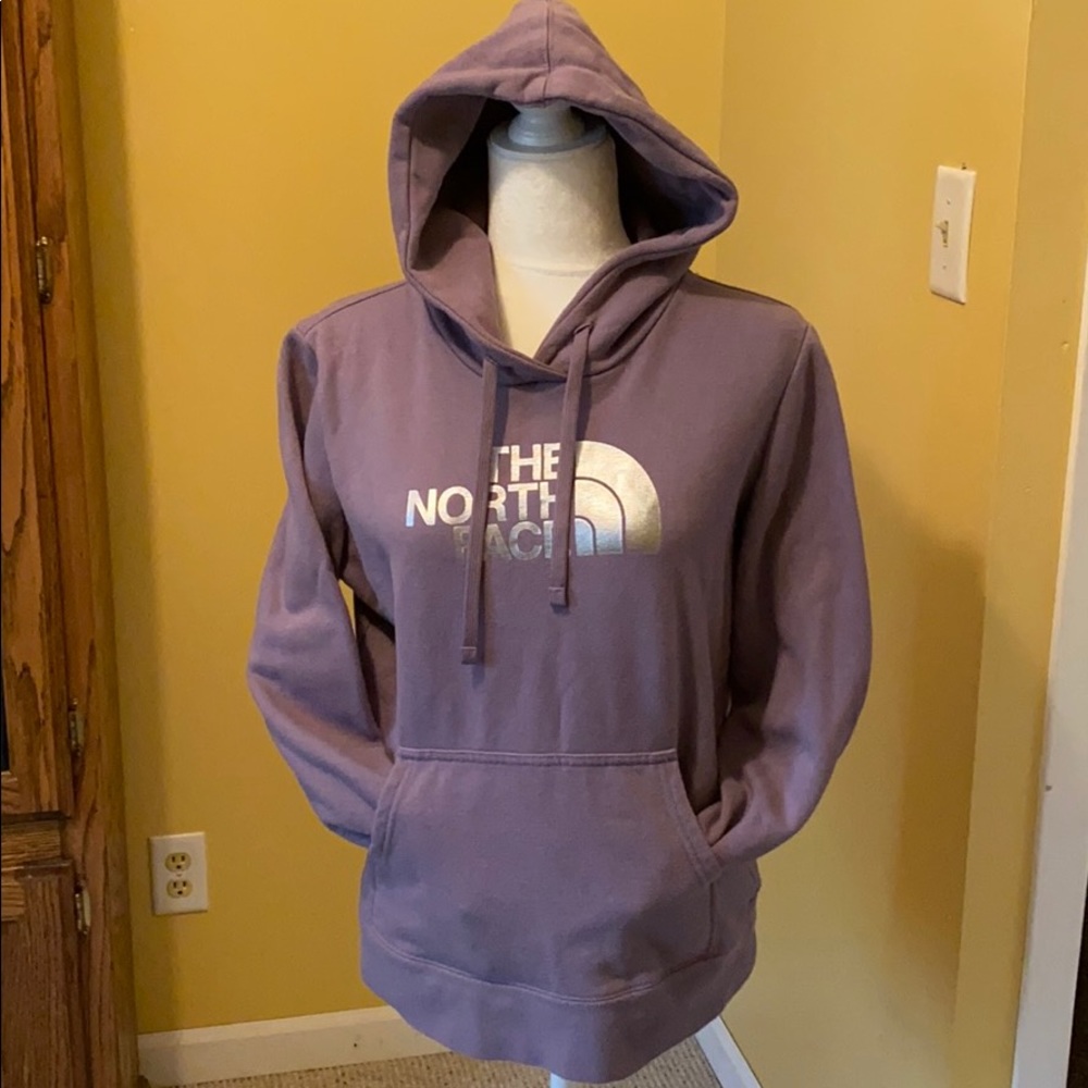 The North Face medium purple hoodie